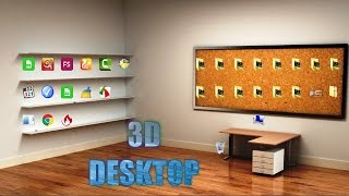 How To Make 3D Desktop In Windows 7 / 8 / 8.1 / 10 (Easily) | Full HD- 2017