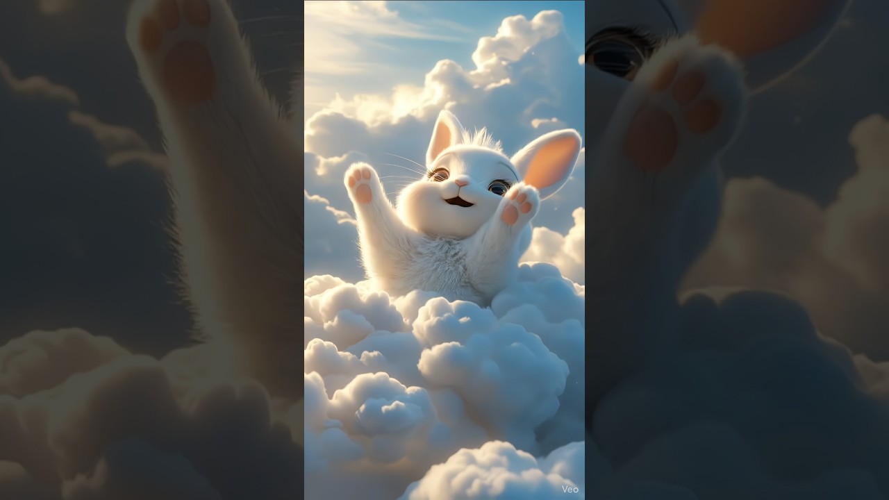 The Cloud Rabbit and the Sky Island ☁️🐰✨ | Magical Animal Short 