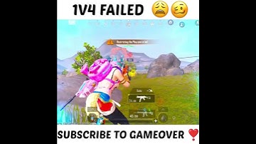 1v4 Failed 🤧🔥 #shorts #viral #bgmi
