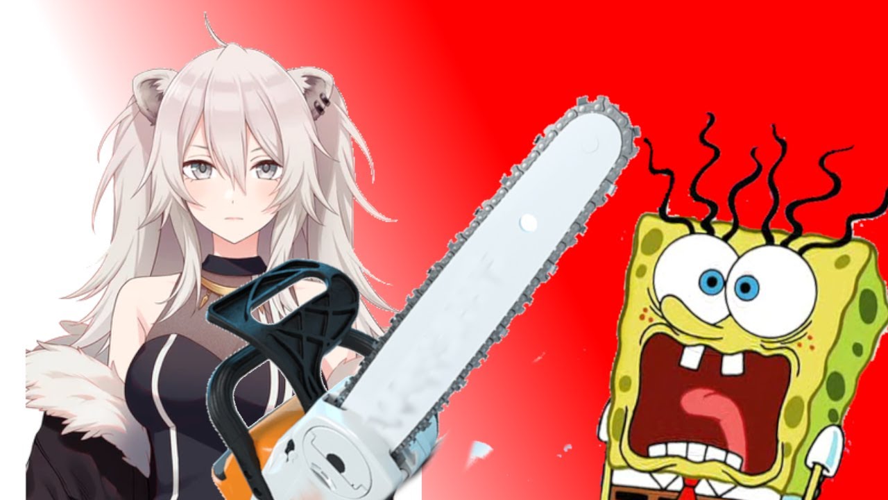 Botan has a Chainsaw!!!!