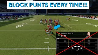 HOW TO BLOCK PUNTS IN MADDEN 24!!!