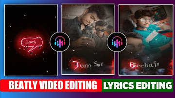 Beat Ly App Trending Lyrics Video Editing | VnVideo Editor Lyrics Editing | How To Make Lyrics Video