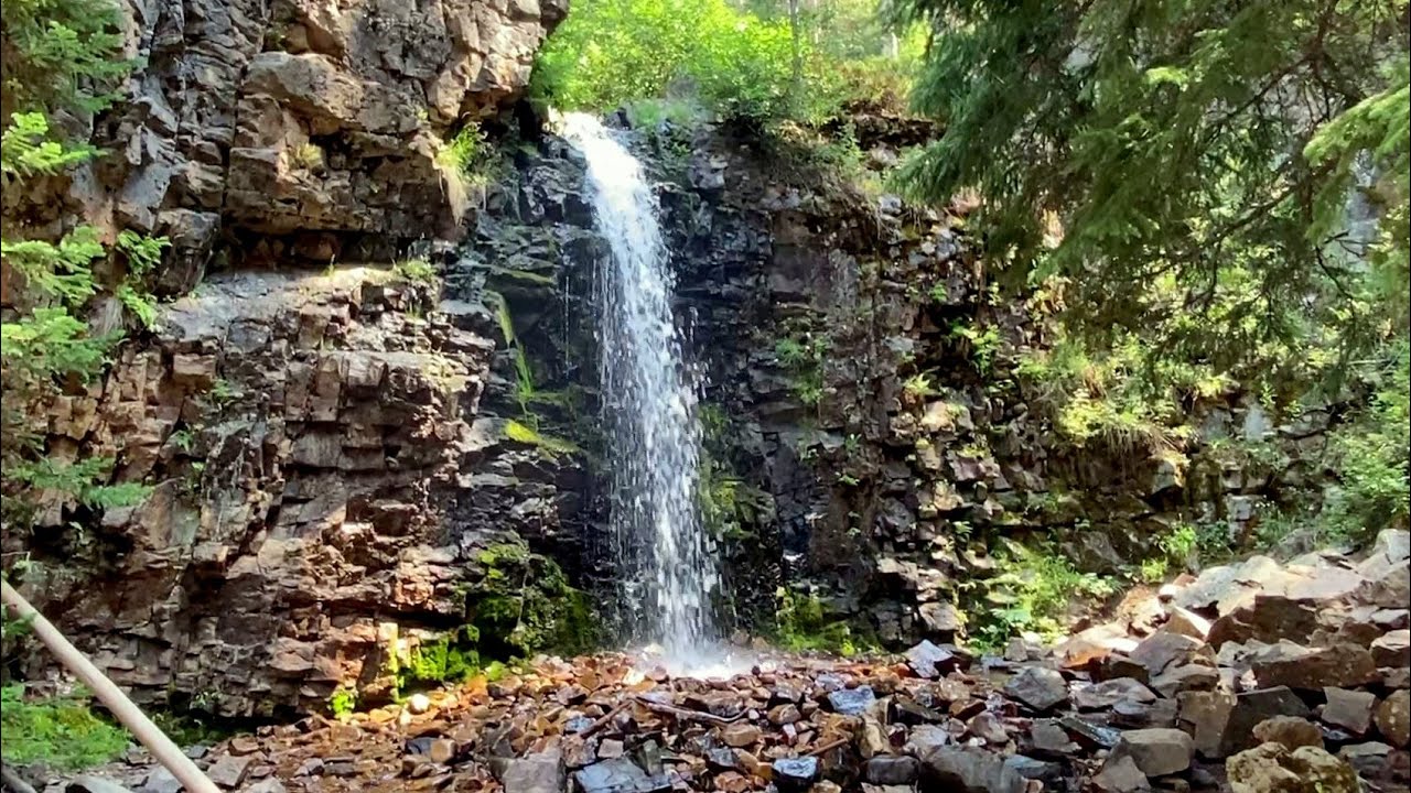 Memorial Falls Little Belt Mountains, Montana YouTube