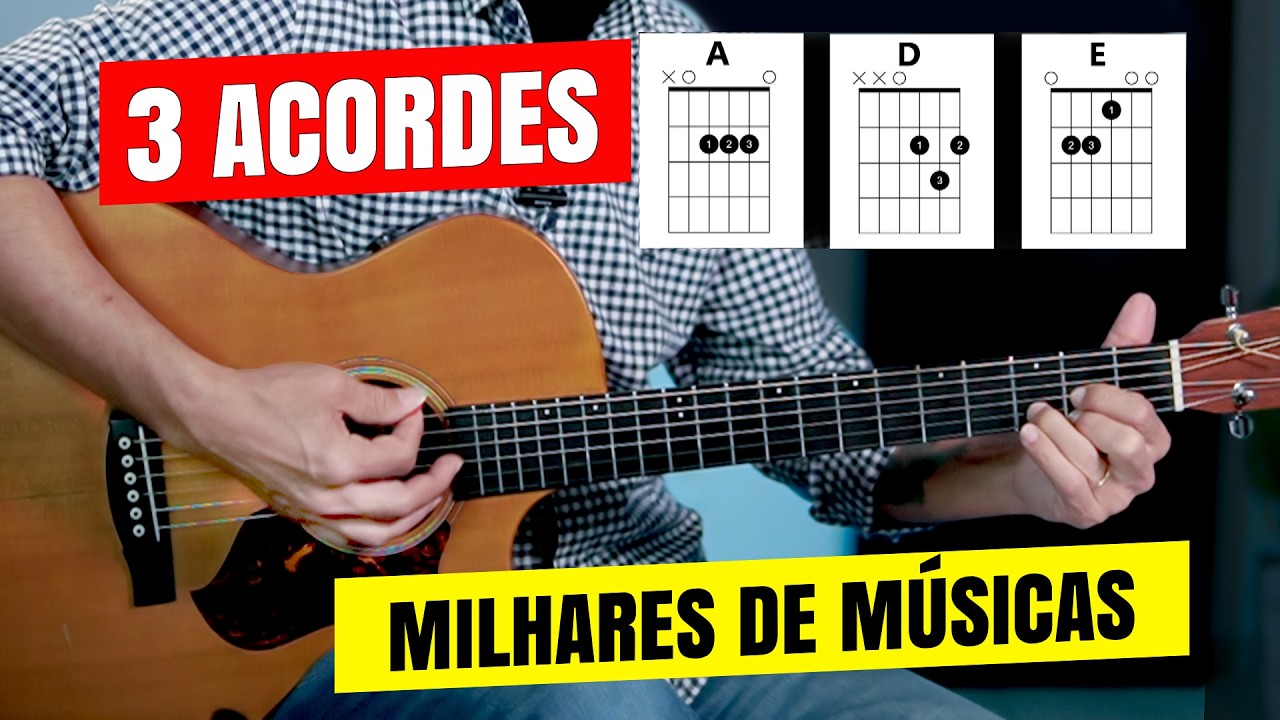 Os 3 acordes Que Servem Para Tocar Tudo No Violão - Prof. Sidimar Antunes