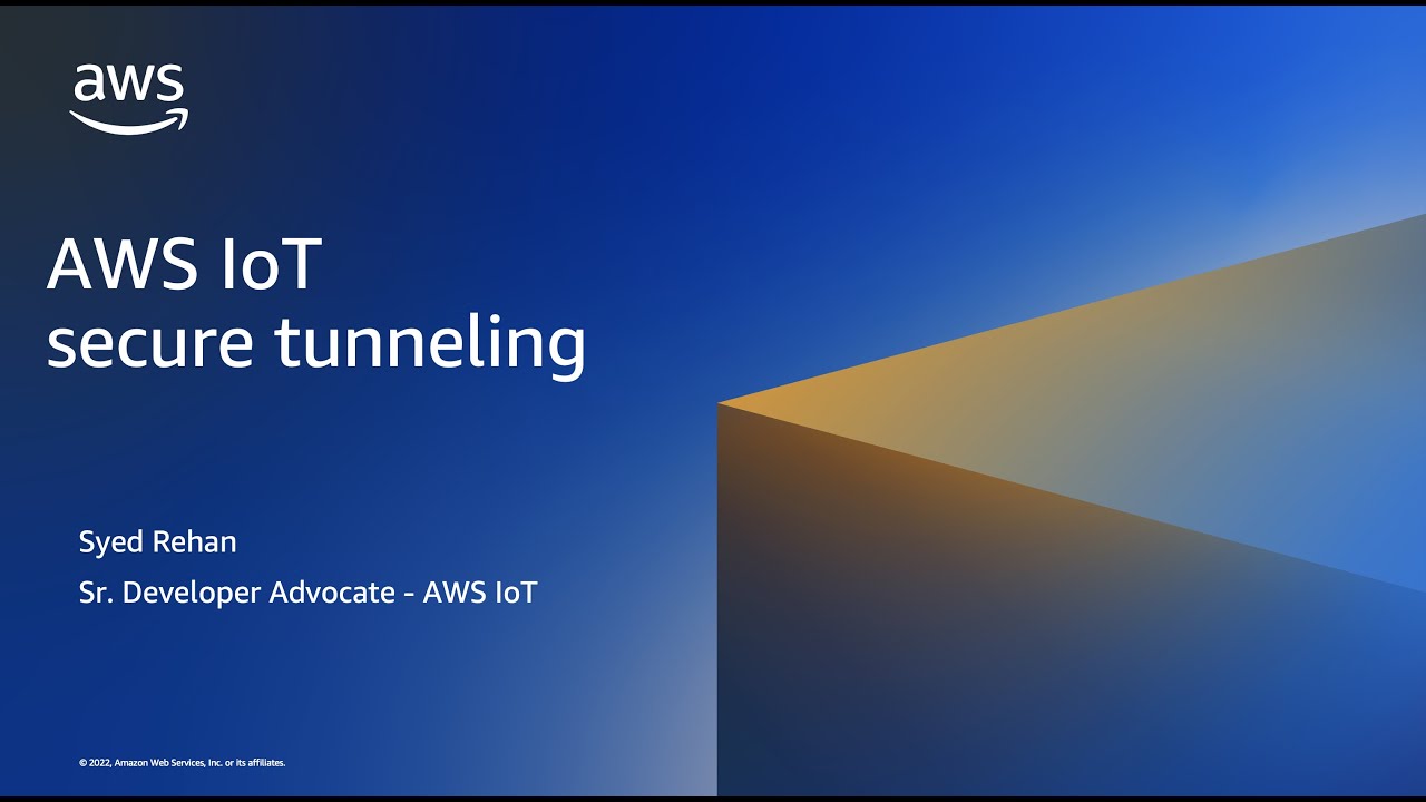 AWS IoT Secure Tunneling browser based feature walkthrough YouTube
