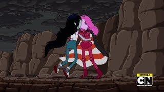 Princess Bubblegum and Marceline kiss | Adventure Time ''come along with me''