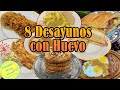 8 Desayunos Con Huevo Faciles y Economicos