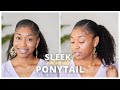 Sleek Low Ponytail on My Natural Hair | Quick and Easy!