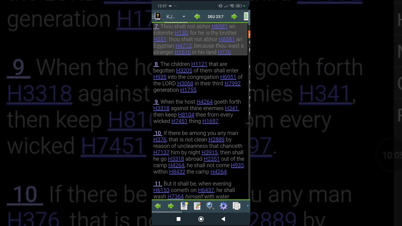 Deuteronomy 23 vr 7:8 A Clerical Error Lost In translation