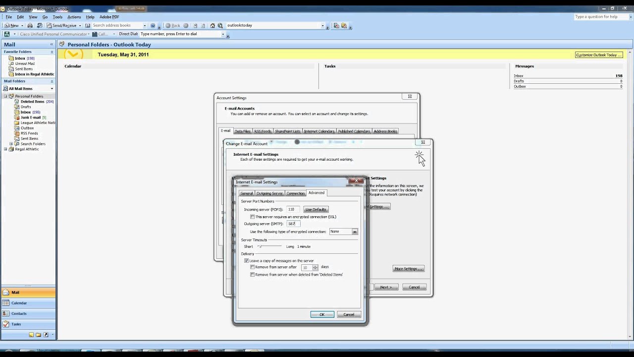 Change SMTP To Port 587 YouTube