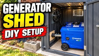DIY Generator Shed Configuration