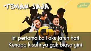 CJR- teman saja Lyrics