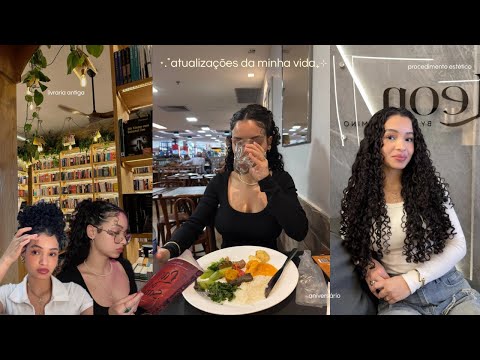 VLOG updates from my life | insecurities, old bookstore, cosmetic procedure, gym 🍄