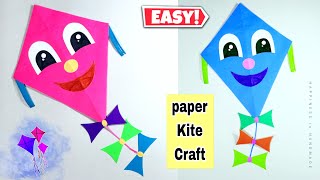 DIY Kite Making at Home || How to make a Kite || Makar Sankranti Craft Ideas