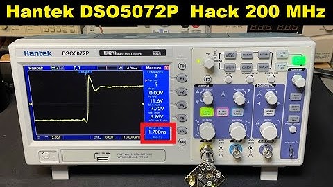 #259 Hantek DSO5072P 200MHz Hack 2022 - Working