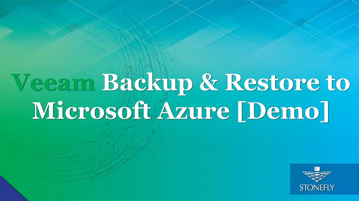 Veeam backup and restore to Microsoft Azure [Demo]