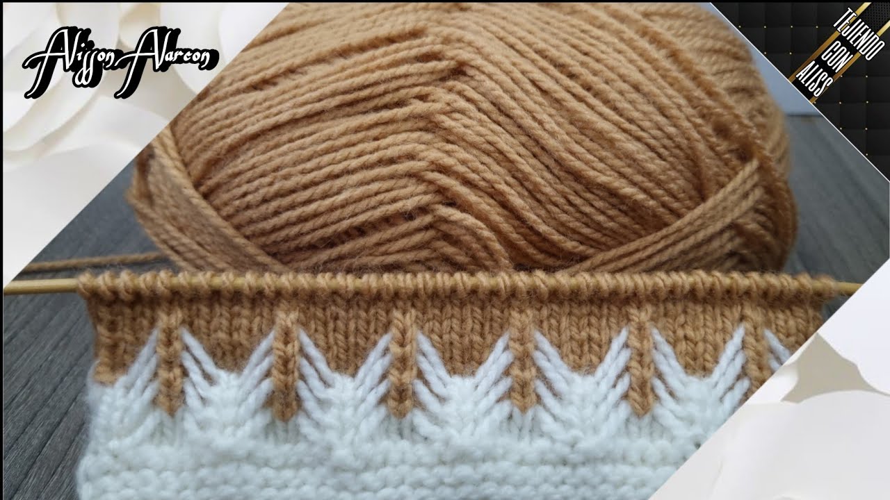 #550 - TEJIDO A DOS AGUJAS / knitting patterns / Alisson . A