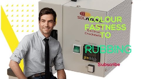 COLOUR FASTNESS TO RUBBING/CROCKING ISO 105 X12 AATCC-8 #textile #engineering #testing #quality