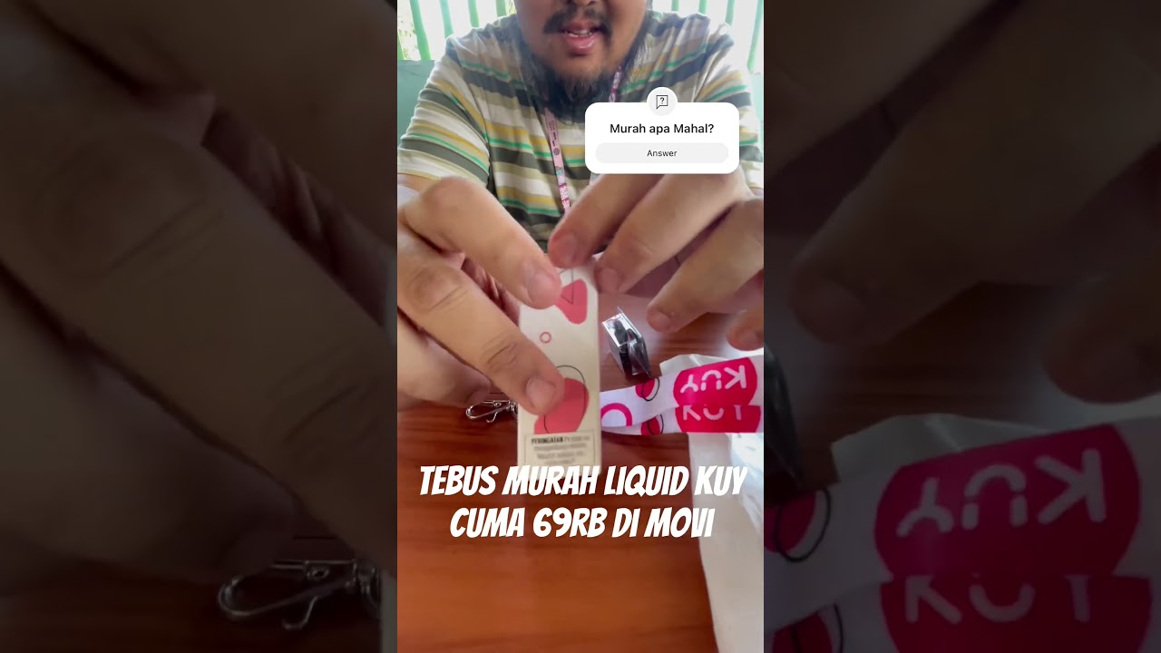 Tebus Murah Liquid Kuy Saltnic 30ml Cuma 69 Ribu 🙀 Mahal apa Murah? 