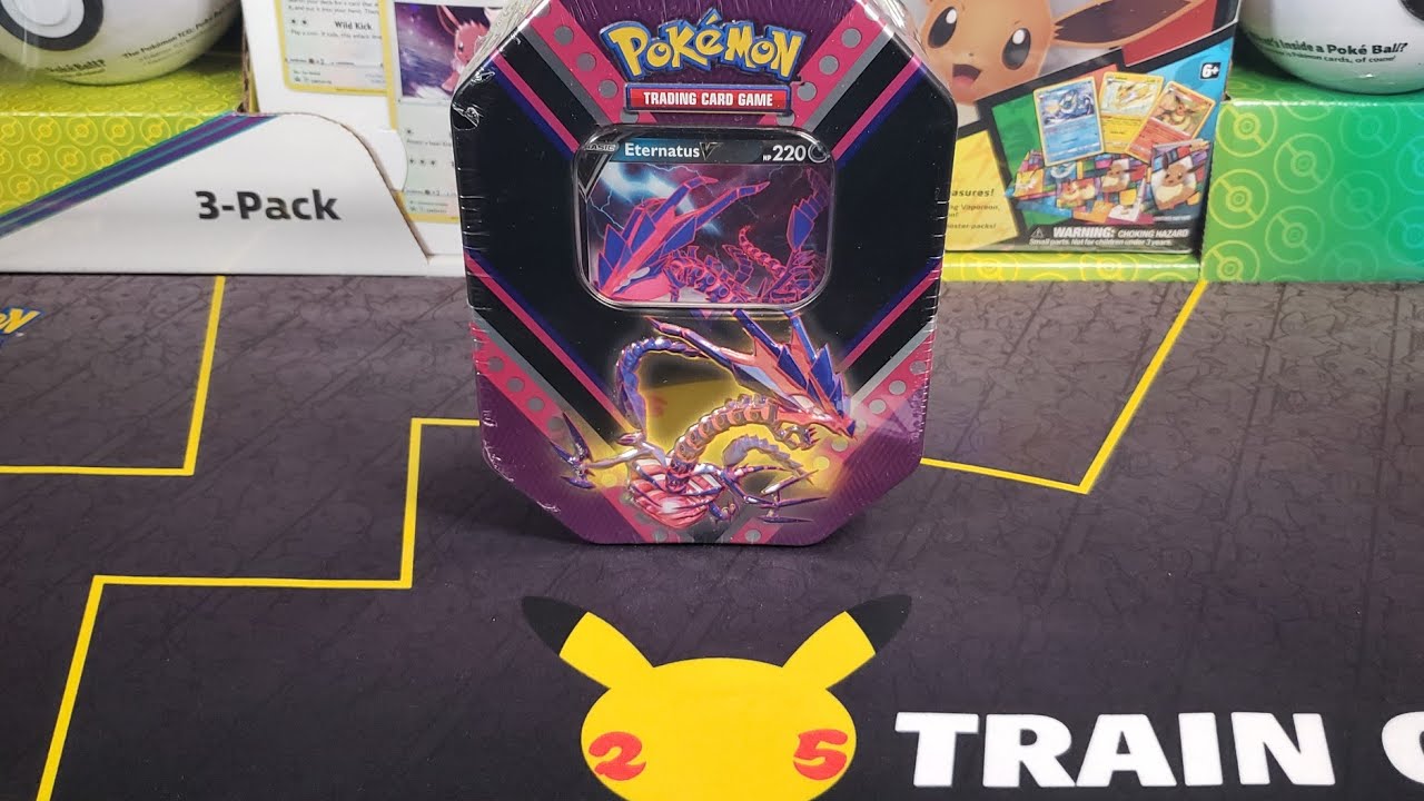 pokémon trading card game eternatus v powers tin Amazon.com: Pokemon Power Tin, Multicolor : Toys & Games Each of these fantastic tins contains a powerful Pokémon V V Powers Tin: Eternatus V