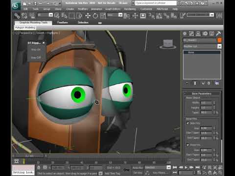 031 Finishing our eye rig Заканчиваем наш глаз