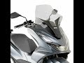 Fitting small short givi screen D1190ST (the best looking one) to the 2021 - 2022 Honda PCX 125