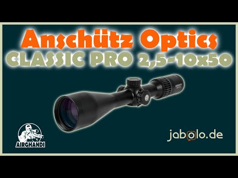 Anschütz Optics CLASSIC PRO 2,5-10x50 IR (62660) Zur jabolo Sonderseite: https://airghandi.de/jabolo/🆕 Bock auf Feuerwaffen? Klick hier: www.youtube.com/@Target-ClubSocial Mediahttp://facebook.com/airghand...