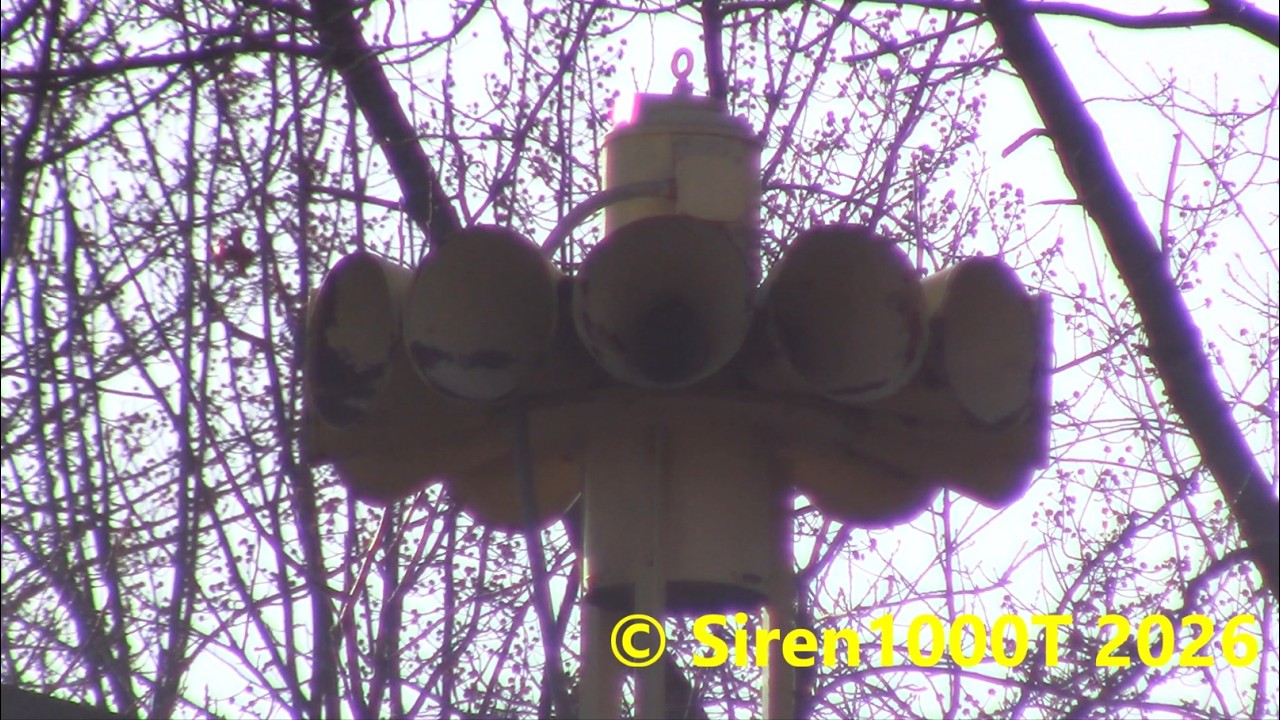 Lenawee County, MI Sand Lake Volunteer FD FS STH-10 yearly siren test ...