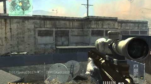 MW3 NO SCOPE FINAL KILL
