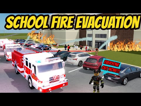 Greenville Wisc, Roblox l School Fire Evacuation EMS Update Rp