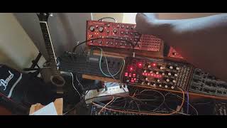 2 Behringer Neutrons - pro one - moog matriarch - subharmonicon - drumbrute Live Jam screenshot 5