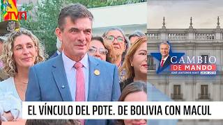 Como Uno Más De La Comuna El Vínculo Que Une Al Presidente De Bolivia Con Macul
