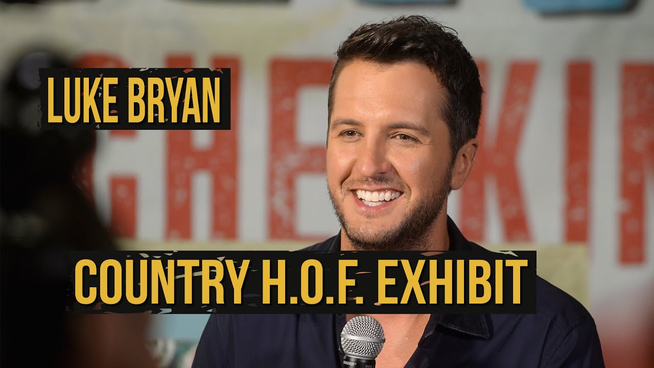 Luke Bryan's First Look at His Country Hall of Fame Exhibit YouTube