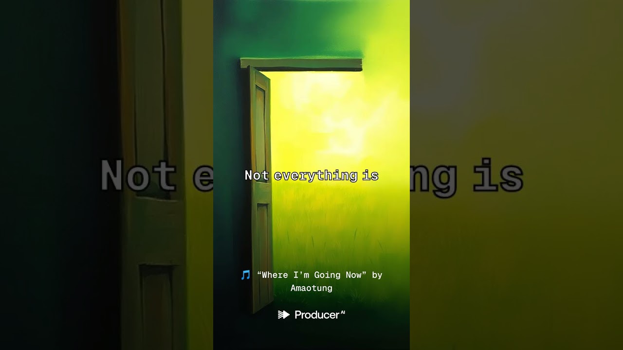 🎵 “Where I’m Going Now”