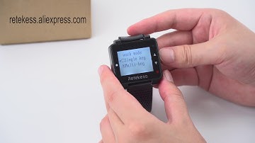 Retekess Restaurant Calling System T128 watch function display