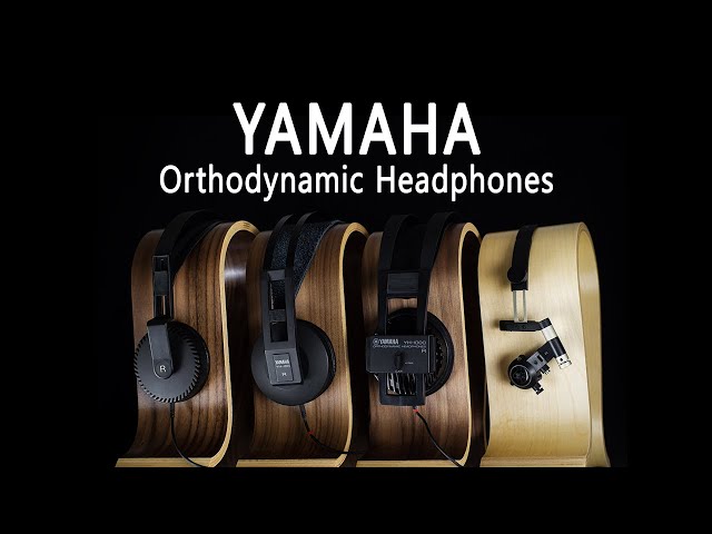 YAMAHA Orthodynamic Headphones - HP-1 YH-1000 YH-5m YH-100 - YouTube