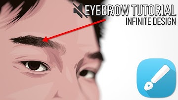 How to Draw Eyebrows in Infinite Design | onethird_art