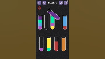 Water Sort Puzzle Level 75.