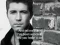 No Rush by Josh Turner with lyrics on screen