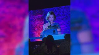 Former KENS 5 anchor Deborah Knapp at Rose Window Gala