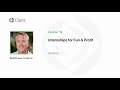 Internships for Fun &amp; Profit [BUS08]