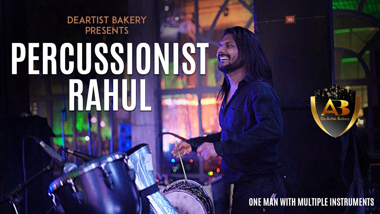 Percussion Rahul DJ with Percussionist in Delhi Live Percussion Performance Showreel YouTube