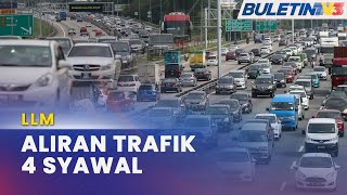 AIDILFITRI| Aliran Trafik Perlahan Ekoran Jumlah Kenderaan Yang Tinggi