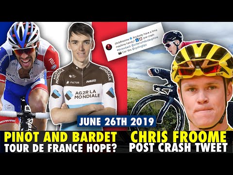 Video: Froome rời khỏi Tour de France sau tai nạn ở Criterium du Dauphine