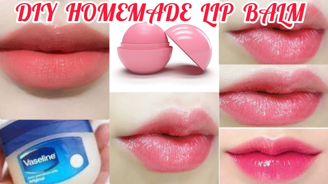 Get Soft Pink Lips At Home in 1 Day Homemade Lip Balm How to make