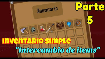 Como crear un juego RPG [Parte 18] [Inventario 5]