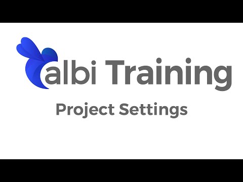 Albi How To: Project Settings