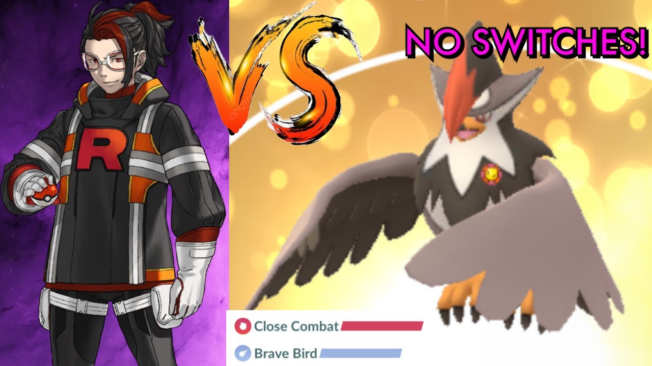 Beating Team Rocket Leader Arlo, but Only using a Staraptor with DEBUFFING Moves! - Pokémon Go