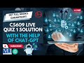 CS609 LIVE VU QUIZ 1| Get Full Marks Guaranteed 💯✍️ | 🔥 Hack 🔒 Quiz Firewall | Virtual University 🎓