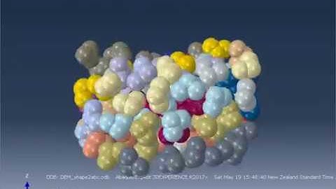 DEM: Vibration of Particles in a Jar